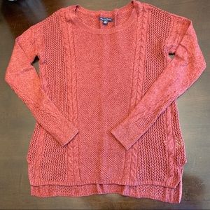 Rust/burnt orange sweater from American eagle